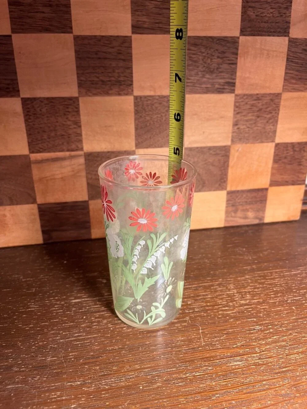 N/A floral tumbler